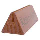 SEGNAPOSTO "RESERVADO/RESERVED"   15x4,4x4,4 CM LEGNO (10 UNITÀ)