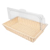 CESTA SIMILE VIMINI CON CUPOLA GN 1/1   BEIGE PP (1 UNITÀ)