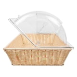 CESTA SIMILE VIMINI CON CUPOLA GN 1/1   BEIGE PP (1 UNITÀ)