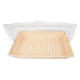 CESTA SIMILE VIMINI CON CUPOLA GN 1/1   BEIGE PP (1 UNITÀ)