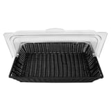 CESTA SIMILE VIMINI CON CUPOLA GN 1/1   NERO PP (1 UNITÀ)