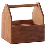 SCATOLE PRESENTAZIONE CON MANICI   19x16x20 CM NATURALE LEGNO (1 UNITÀ)