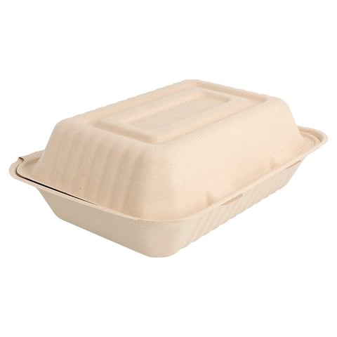 CONTENITORI BIONIC 1 L 16,5x22,5x6,4 CM NATURALE BAGASSA (200 UNITÀ)