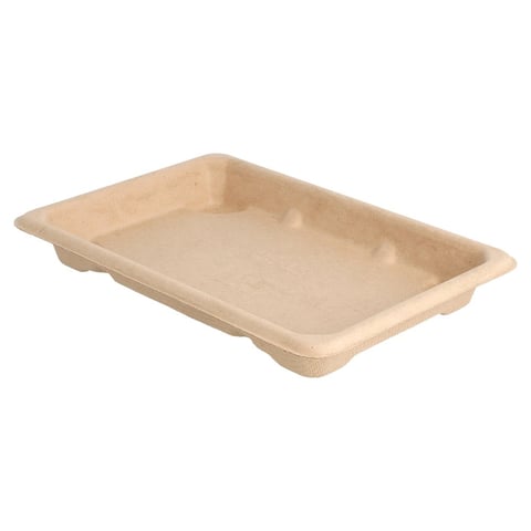 SCATOLE SUSHI BIONIC  16,5x11,5x1,5 CM NATURALE BAGASSA (1000 UNITÀ)