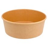 INSALATIERI  1300 ML - 43,3 oz 320 + 18 PE G/M2 Ø 18,4/16x6,6 CM NATURALE KRAFT (300 UNITÀ)