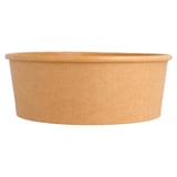 INSALATIERI  1300 ML - 43,3 oz 320 + 18 PE G/M2 Ø 18,4/16x6,6 CM NATURALE KRAFT (300 UNITÀ)