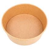 INSALATIERI  1300 ML - 43,3 oz 320 + 18 PE G/M2 Ø 18,4/16x6,6 CM NATURALE KRAFT (300 UNITÀ)