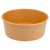 INSALATIERI  750 ML - 25 oz 300 + 18 PE G/M2 Ø 15/12,8x6 CM NATURALE KRAFT (300 UNITÀ)