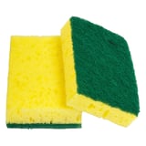 SPUGNA CON FIBRA ADESIVA SUPER 96   11x7x2,5 CM VERDE FIBRA (12 UNITÀ)