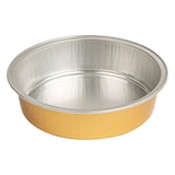 RECIPIENTI PASTICCERIA  215 ML Ø11,8x3 CM ARGENTO/ORO ALLUMINIO (100 UNITÀ)