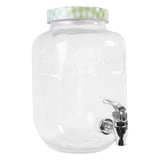 DISPENSER BEVANDE WAKI GLASS 4 L Ø 15,5x25 CM TRASPARENTE CRISTAL (1 UNITÀ)