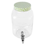 DISPENSER BEVANDE WAKI GLASS 4 L Ø 15,5x25 CM TRASPARENTE CRISTAL (1 UNITÀ)