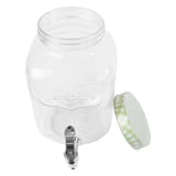 DISPENSER BEVANDE WAKI GLASS 4 L Ø 15,5x25 CM TRASPARENTE CRISTAL (1 UNITÀ)
