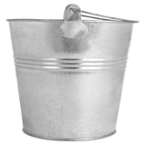 MINI SECCHIELLI GHIACCIO ARTINOX  Ø 14x14 CM ARGENTO METAL (12 UNITÀ)