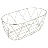 CESTINO STILE TOSCANO ARTINOX  25,5x12,7x10,2 CM ARGENTO ACCIAIO INOX (12 UNITÀ)