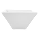 CIOTOLE QUADRATI  300 ML 12,2x6 CM BIANCO PORCELLANA (6 UNITÀ)