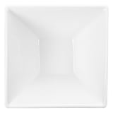 CIOTOLE QUADRATI  300 ML 12,2x6 CM BIANCO PORCELLANA (6 UNITÀ)