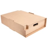 VASSOI "TRAITEUR" GRANDE + COPRIVASSOIO  400 G/M2 45,5x34x11,5 CM AVANA KRAFT (25 UNITÀ)