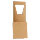 PORTABICCHIERI, 2 POSTI THEPACK  18x8x24 CM NATURALE CARTONE A MICROCANALI (200 UNITÀ)