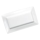VASSOI RETTANGOLARI ASAMI WARE  44,5x22x4,5 CM BIANCO MELAMINA (6 UNITÀ)
