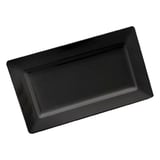 VASSOI RETTANGOLARI ASAMI WARE  44,5x22x4,5 CM NERO MELAMINA (6 UNITÀ)