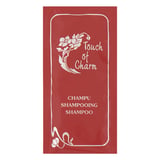 BUSTINE SHAMPOO 'TOUCH OF CHARM' 10 ML 5x10 CM BORDEAUX PET (1000 UNITÀ)