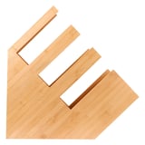 ORGANIZZATORI BICCHIERI E COPERCHI BAMBOO  14x50x50 CM NATURALE BAMBÙ (2 UNITÀ)
