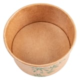 COPPETTA GELATI FEEL GREEN 90 ML 210 + 18 PE G/M2 Ø7,2x4 CM MARRONE CARTONE (2000 UNITÀ)