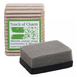 SPUGNETTA LUCIDASCARPE, CONFEZIONE RICICLATA 'TOUCH OF CHARM'  5,5x4,3x2,5 CM CARTONE (100 UNITÀ)