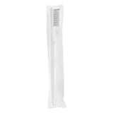 SPAZZOLINO DENTI CONFENZIONATO   18,5 CM TRASPARENTE PS (100 UNITÀ)