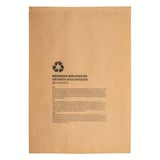 SACCHETTI COMPOSTABILI  8 L 70 G/M2 26+14x35 CM NATURALE KRAFT (500 UNITÀ)