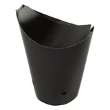 BICCHIERE FRITTI CHIUSO  16 OZ - 480 ML 220 + 18PE G/M2 8,5x14 CM NERO CARTONE (50 UNITÀ)