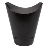 BICCHIERE FRITTI CHIUSO  16 OZ - 480 ML 220 + 18PE G/M2 8,5x14 CM NERO CARTONE (50 UNITÀ)