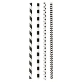 CANNUCCE DRITTE A STRISCE E PUNTI PAPER  Ø0,60x20 CM COLORI VARIE CARTA (3000 UNITÀ)