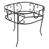 PIEDISTALLO PER CODICE 215.57   21x21x19 CM NERO METAL (1 UNITÀ)