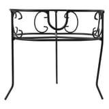 PIEDISTALLO PER CODICE 215.57   21x21x19 CM NERO METAL (1 UNITÀ)