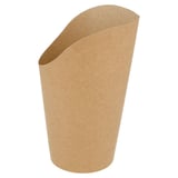 BICCHIERE PER FRITTI APERTO  16 OZ - 480 ML 200 + 20PE G/M2 Ø8,5x13,5 CM MARRONE CARTONE (50 UNITÀ)