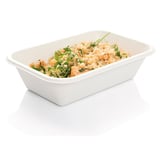 VASSOI BIONIC 950 ML 21,5x14x5,2 CM BIANCO BAGASSA (600 UNITÀ)