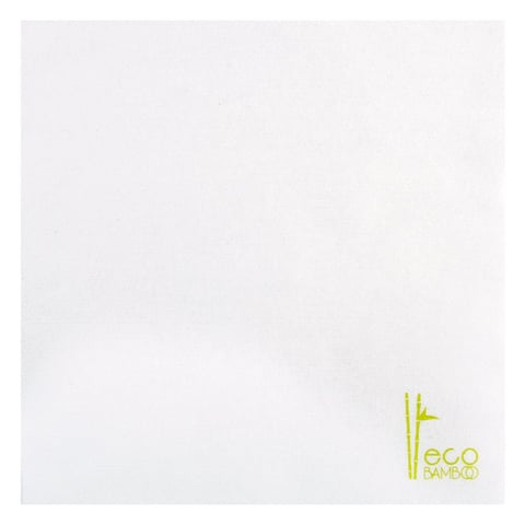 TOVAGLIOLI LIKE LINEN - ECO BAMBOO  70 G/M2 40x40 CM BIANCO SPUNLACE (600 UNITÀ)