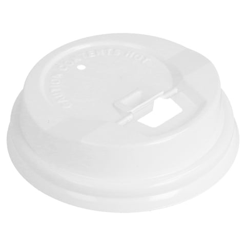 COPERCHIO ALTO PER BICCHIERI  120 ML  BIANCO PS (1000 UNITÀ)