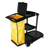 CARRELLO PULIZIA + PORTASACCO VINILE 100 L ARROW  110x52x98 CM NERO PLASTICA (1 UNITÀ)