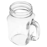 SET 4 BARATTOLI+CANNUCCIA CON BASE WAKI GLASS 450 ML Ø 8x13 CM TRASPARENTE CRISTAL (6 UNITÀ)