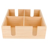 SET 4 BARATTOLI+CANNUCCIA CON BASE WAKI GLASS 450 ML Ø 8x13 CM TRASPARENTE CRISTAL (6 UNITÀ)