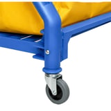 CARRELLO PORTABIANCHERIA PIEGHEVOLE ARROW  71x66x95 CM BLU PLASTICA (1 UNITÀ)