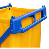 CARRELLO PORTABIANCHERIA PIEGHEVOLE ARROW  71x66x95 CM BLU PLASTICA (1 UNITÀ)