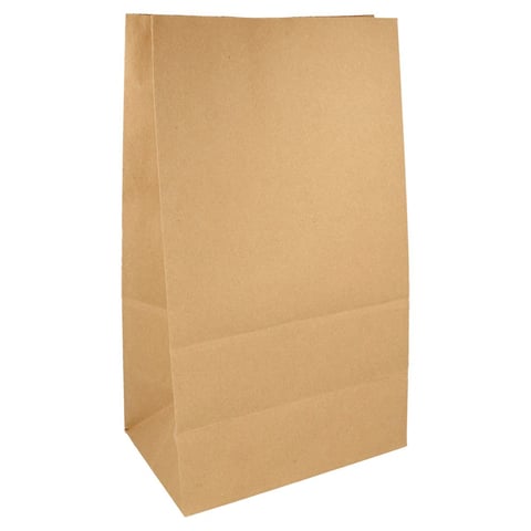 SACCHETTI SOS SENZA MANICI  70 G/M2 22+14x37 CM NATURALE KRAFT (500 UNITÀ)