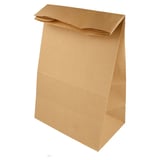 SACCHETTI SOS SENZA MANICI  70 G/M2 22+14x37 CM NATURALE KRAFT (500 UNITÀ)