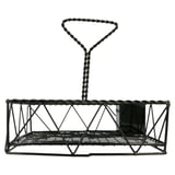 CESTINO "CADDY" QUADRATo   25x25x24 CM NERO METAL (1 UNITÀ)