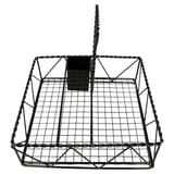 CESTINO "CADDY" QUADRATo   25x25x24 CM NERO METAL (1 UNITÀ)