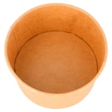 COPPETTA GELATI  180 ML 250 + 18 PE G/M2 Ø 8,7x5,2 CM MARRONE CARTONE (2000 UNITÀ)
